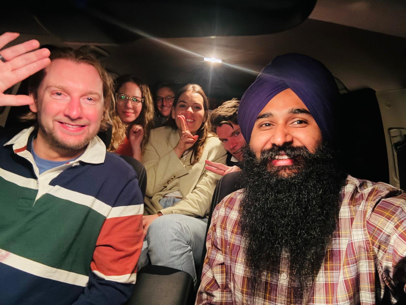 Happy Group Ride